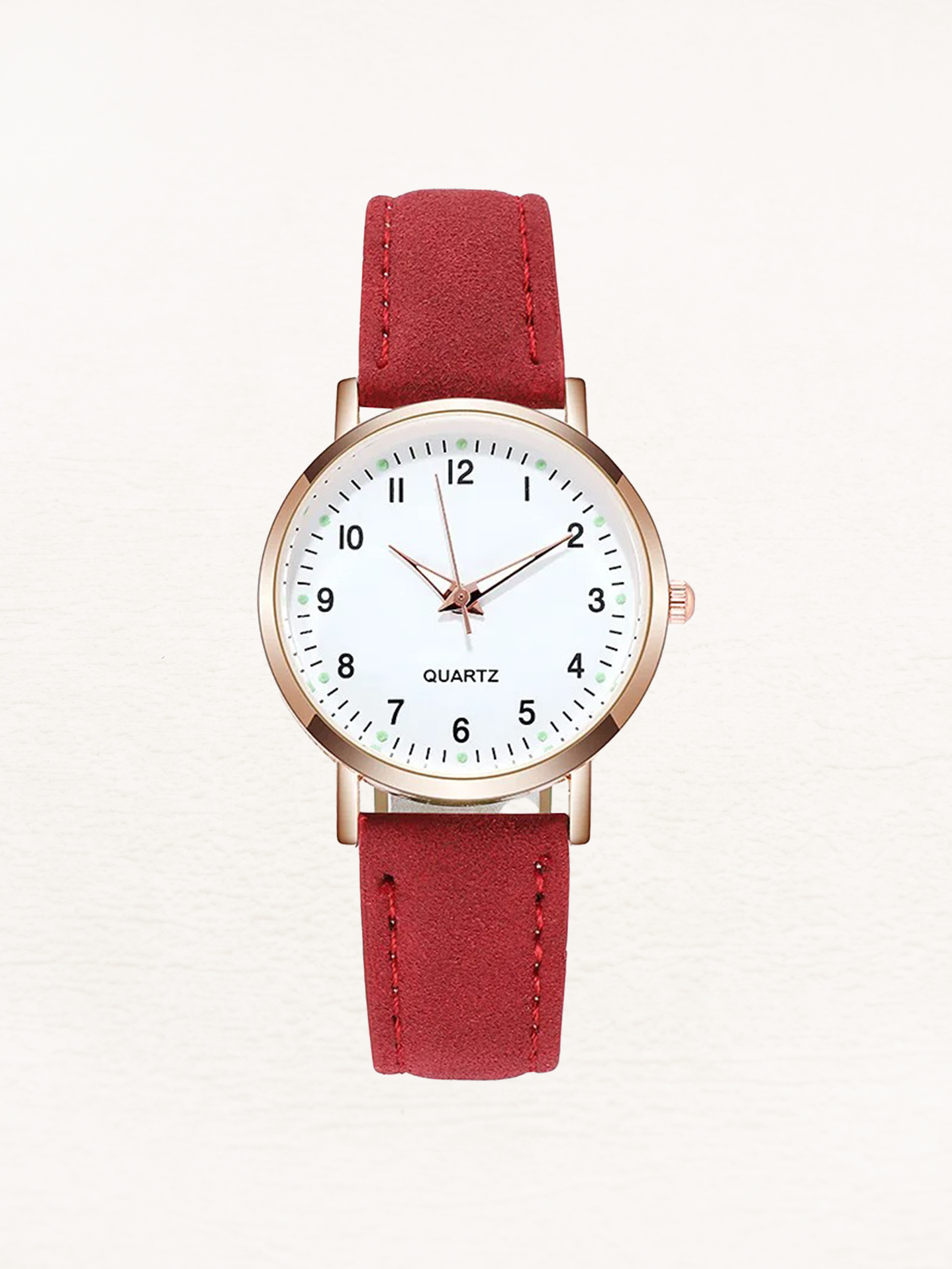Valeria Leren Rose Gold Women's Watch