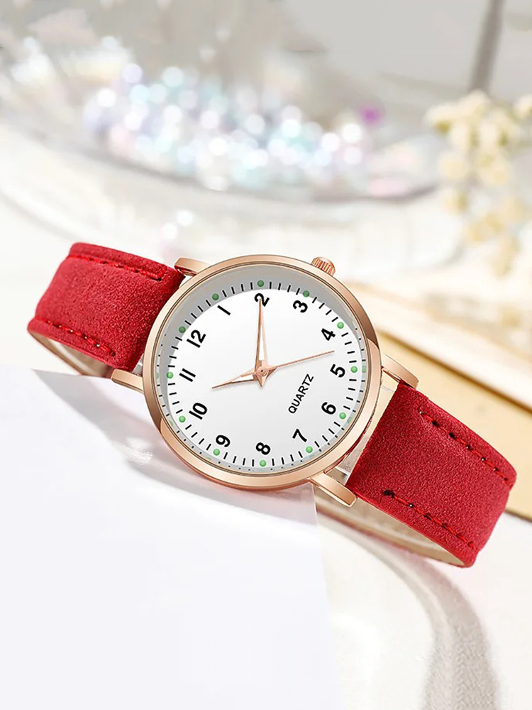 Valeria Leren Rose Gold Women's Watch