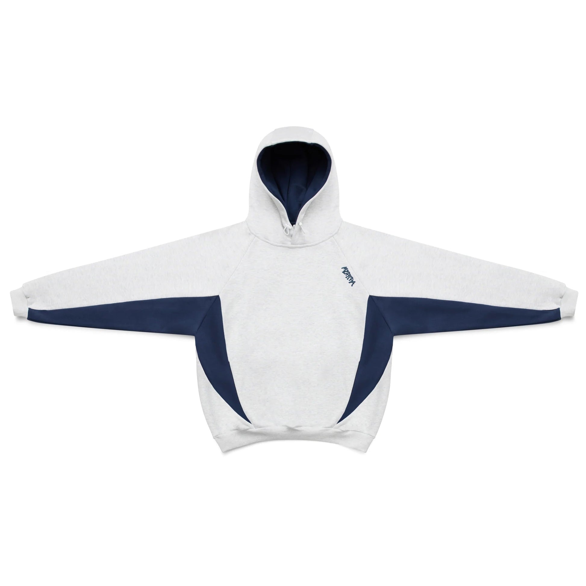 Velden Hoodie — Oversized Soft Polyester Hoodie with Contrast Panels