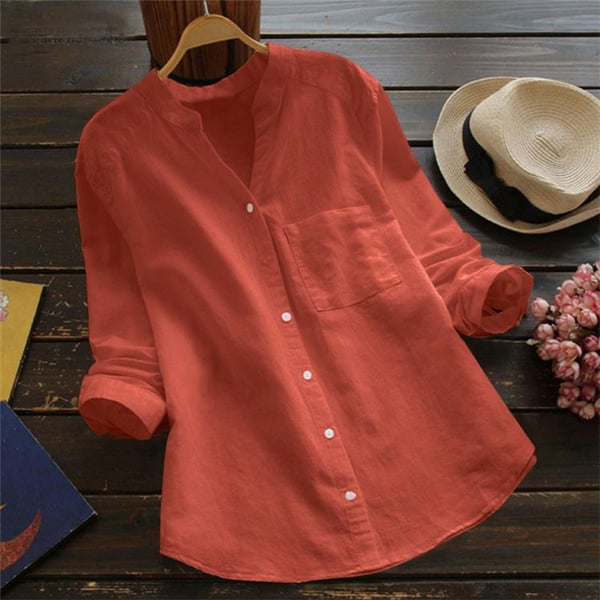 Vera - Casual, Loose Cotton Shirt