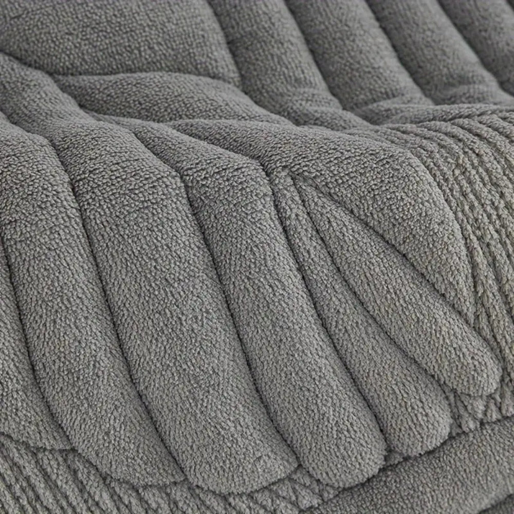 Verdant Leaf Pattern Recliner Cover