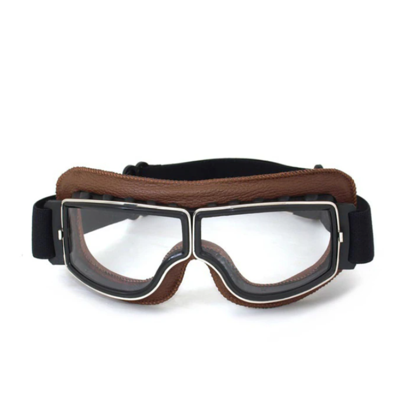 Vintage Leather Motorcycle Glasses – RiderEdge