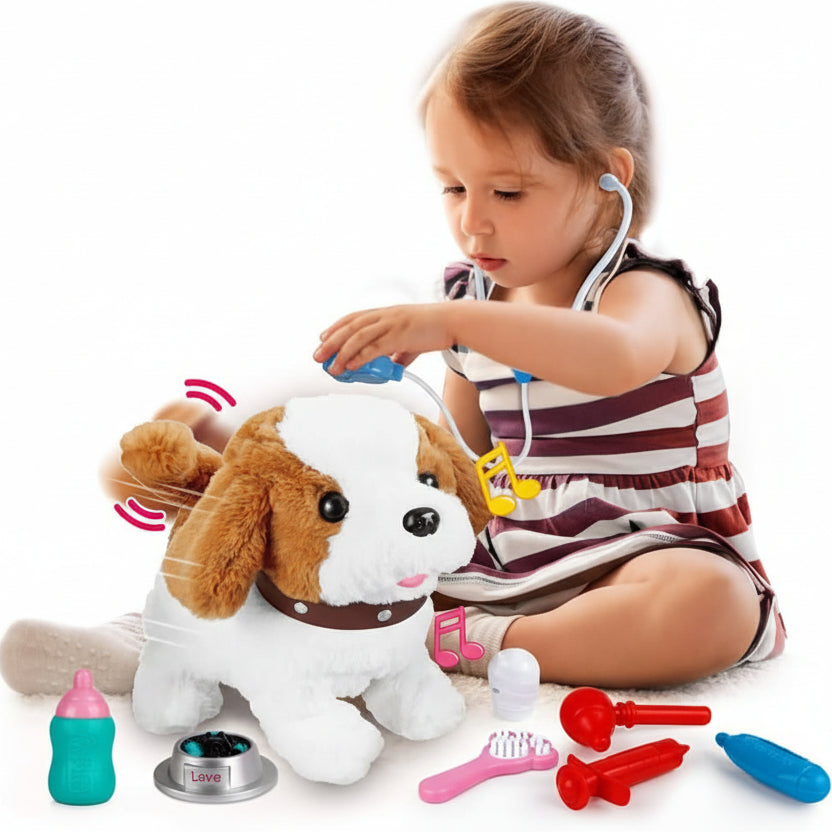 WAGGOPAL – Movable Plush Dog for Imaginative Play Fun
