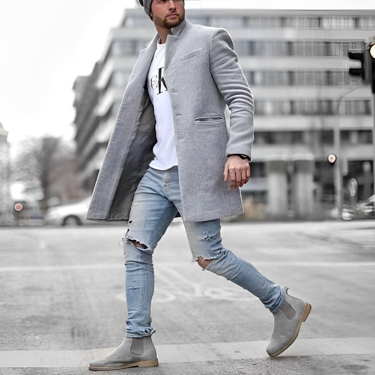 Warm and Elegant Winter Coat for Men