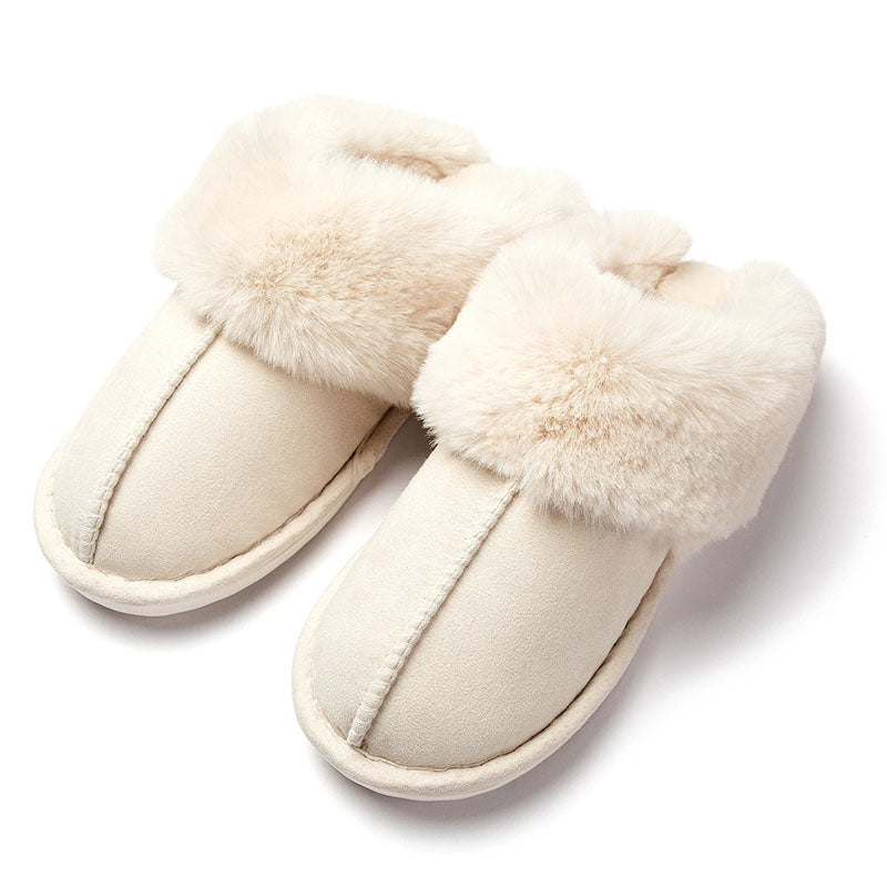 Warm Lined Slippers with Soft Lining and Non-Slip Sole