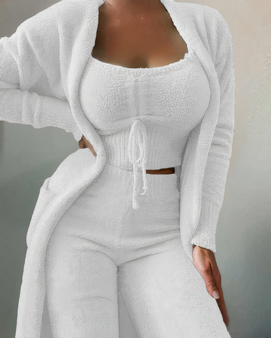 Winter 3-piece pajama set - Paisley