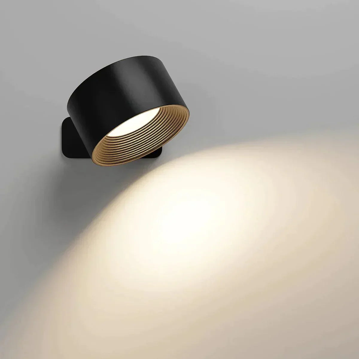 Wireless Wall Lamp – 360° Adjustable and Rechargeable LED Lighting (USB)