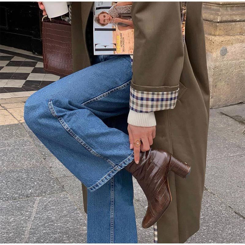 Women's Elegant Long Trench Coat - Autumn Edition