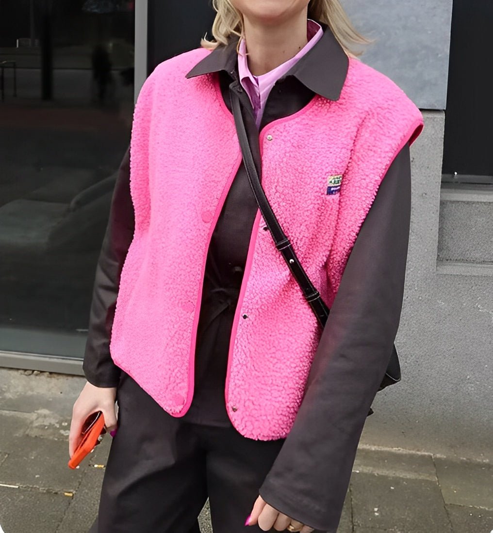 Women's Sleeveless Vest - Buttoned, Soft and Comfortable for Autumn
