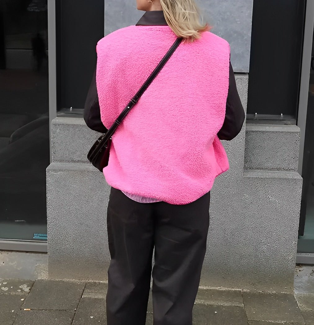 Women's Sleeveless Vest - Buttoned, Soft and Comfortable for Autumn