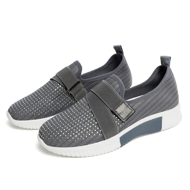 Women's Slip-On Sneaker with Velcro | Improve Your Walking Posture!