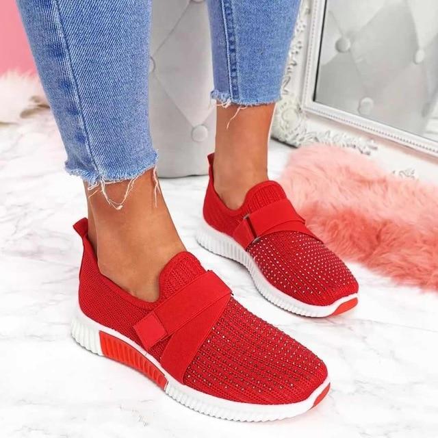Women's Slip-On Sneaker with Velcro | Improve Your Walking Posture!