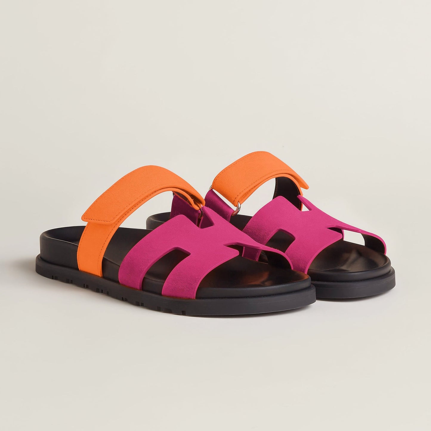 Women's Slippers with Modern Cutout Strap