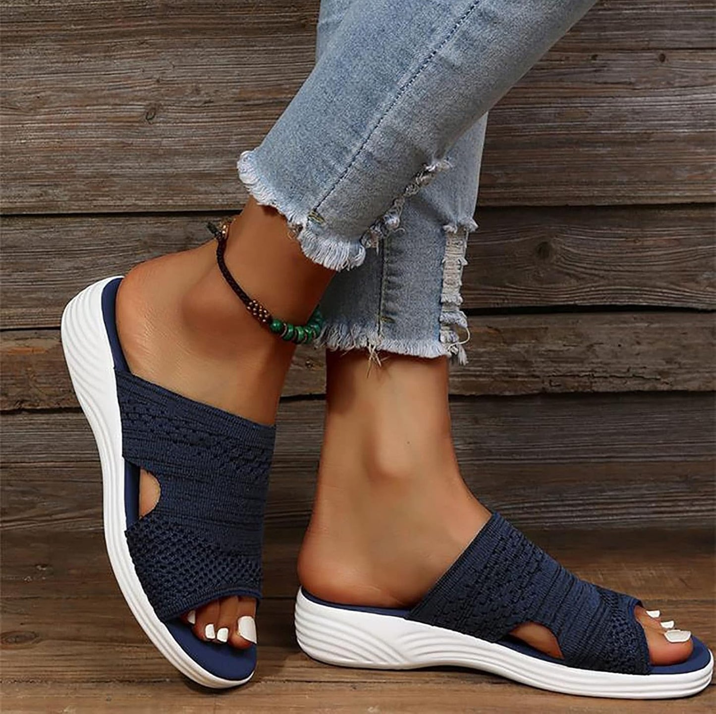 Women's Slippers with Shock-Absorbing Sole