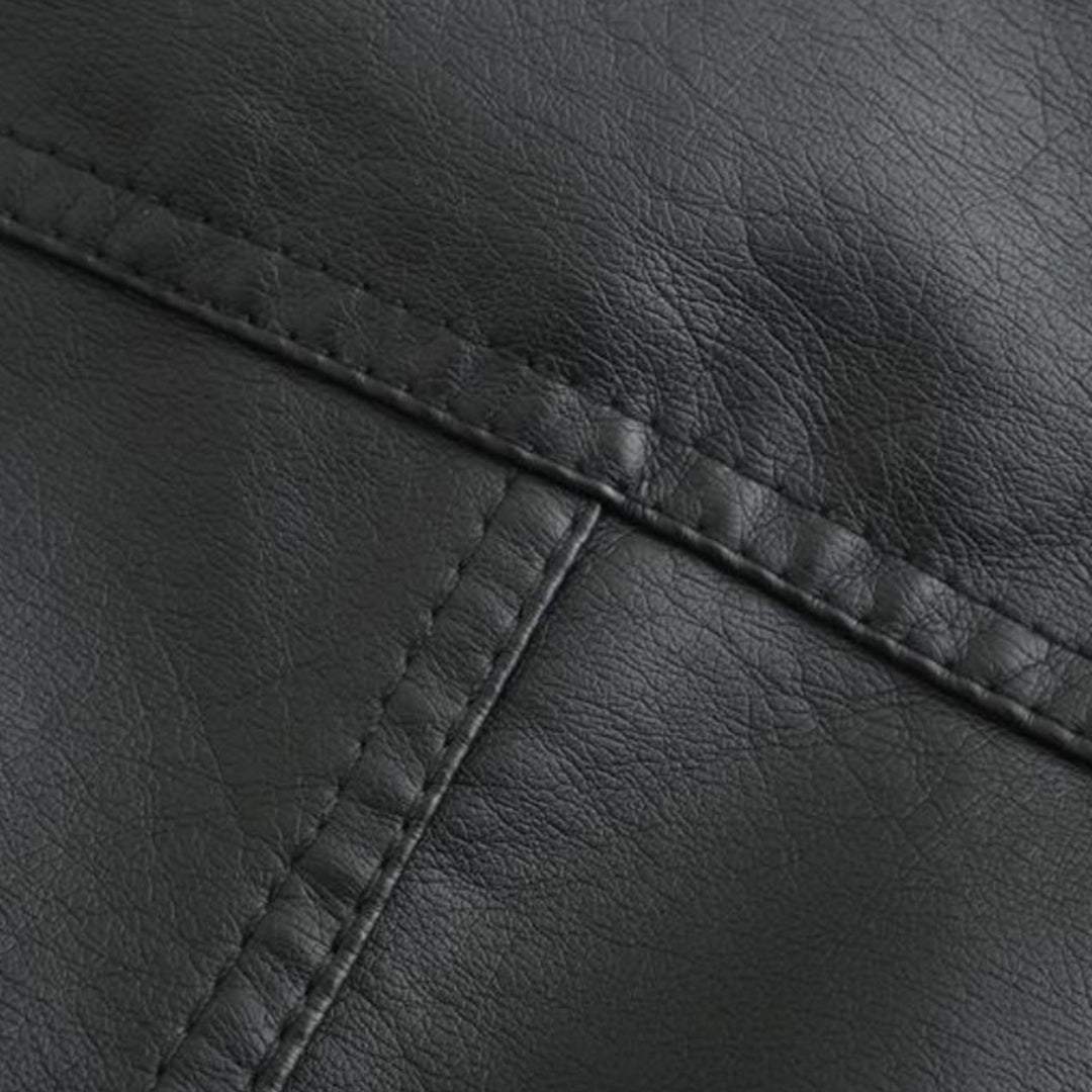 Women's Stand-Up Collar Leather Jacket - Autumn Edition